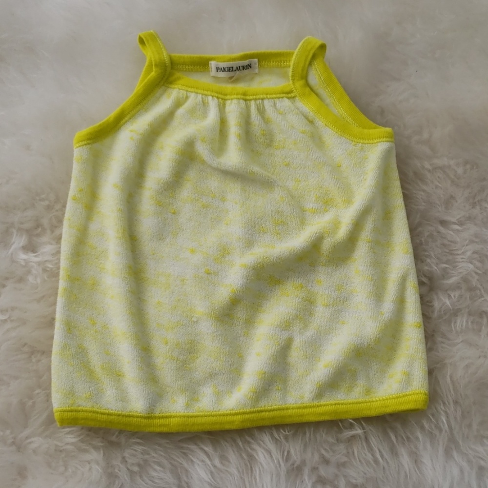 Paigel Lauren terry neon tank 12 to 18 months